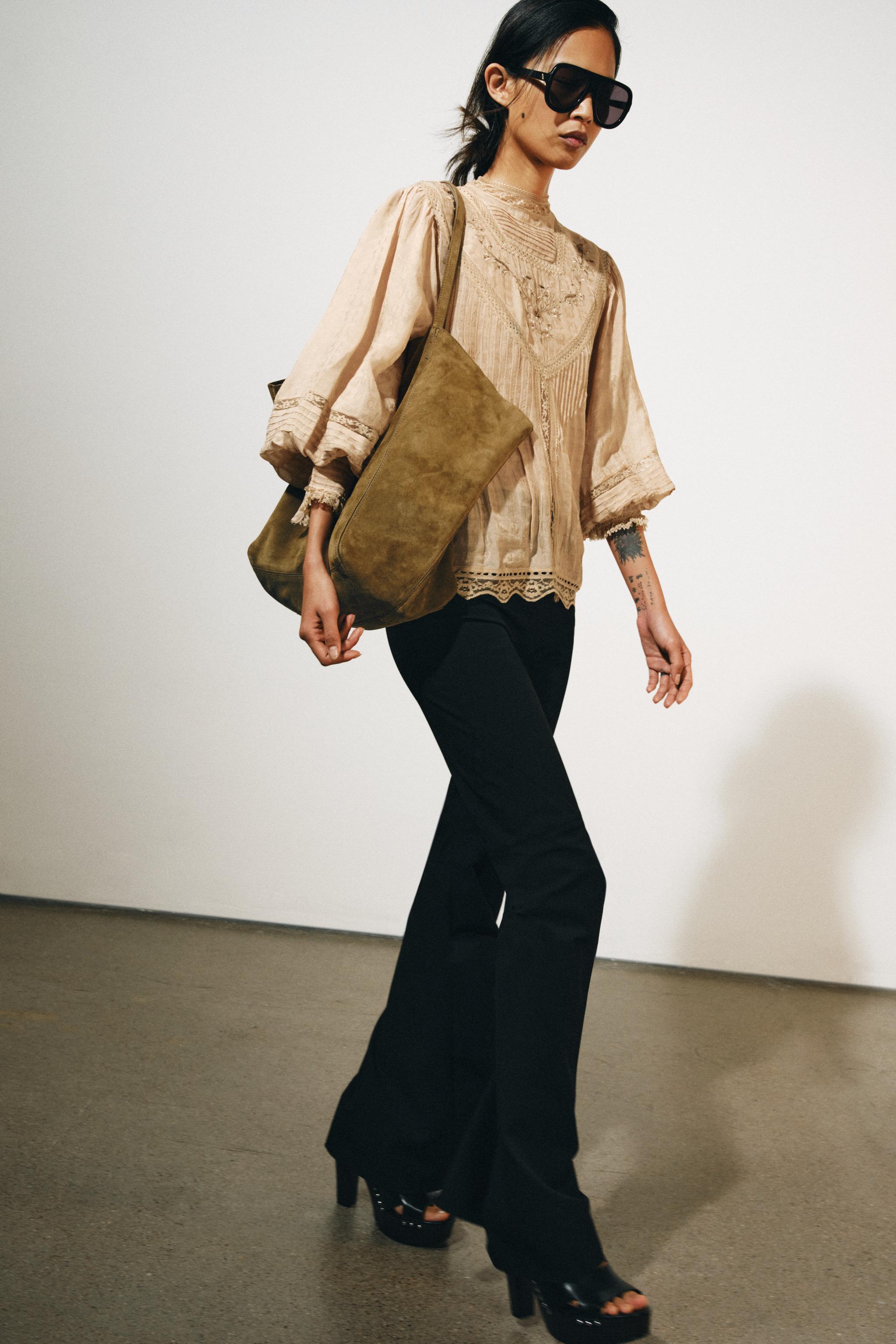 ZW COLLECTION EMBROIDERED ROMANTIC SHIRT